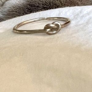 Silver Knot Stacking Ring